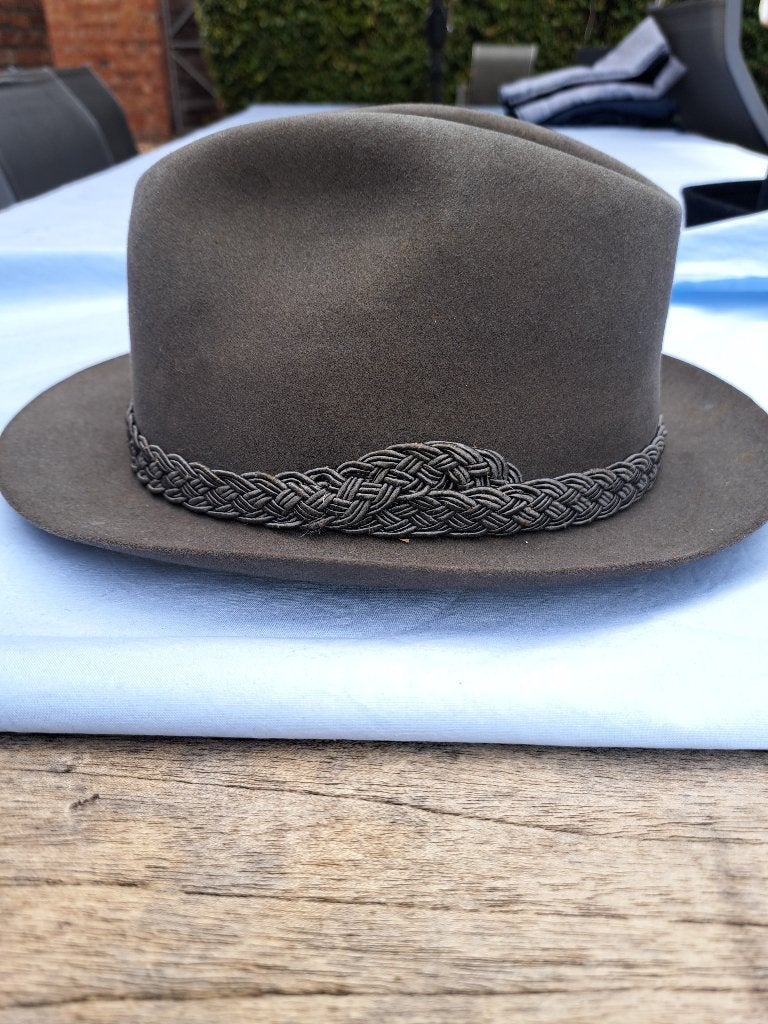 Stetson Imperial Key Club 57 / 7 1/8 vintage fedora", Stetson, Hoed, Ophalen of Verzenden, 57 cm (M, 7⅛ inch) of minder