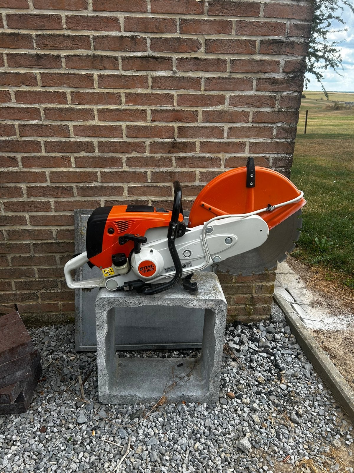 Disqueuse a beton stihl ts800, Enlèvement, Comme neuf, 50 cm ou plus, Essence