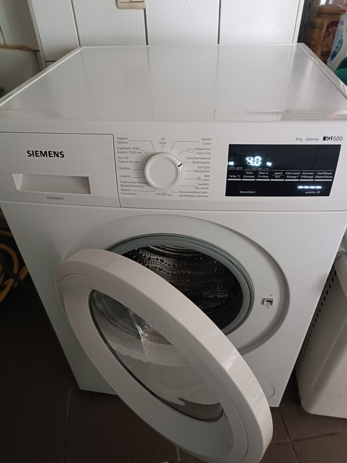 Siemens IQ500 top bouwkwaliteit, Elektronische apparatuur, Ophalen, Gebruikt, Energieklasse A of zuiniger, 1200 tot 1600 toeren