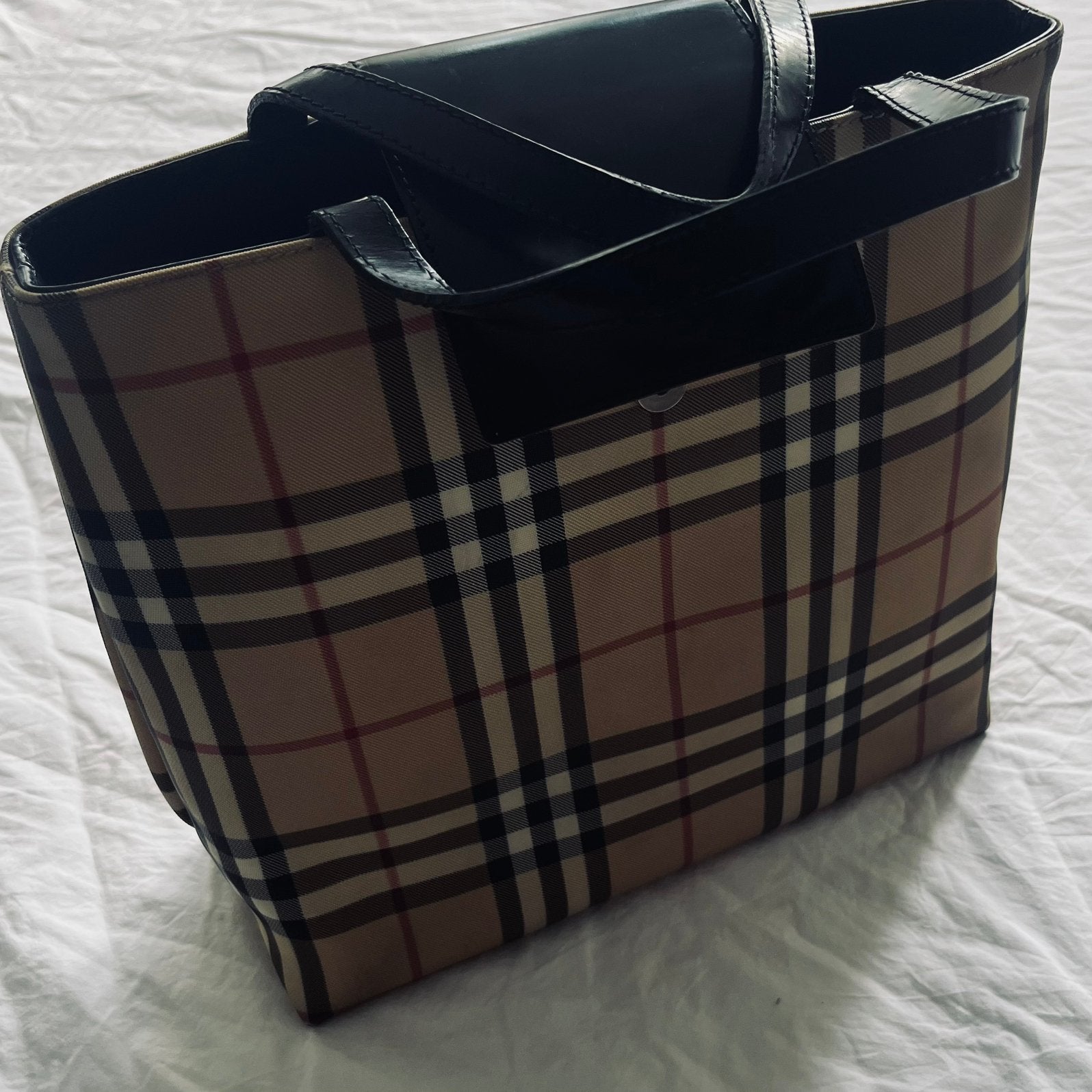 originele Burberry Nova de tas is authentiek is, s, Ophalen of Verzenden, Zo goed als nieuw