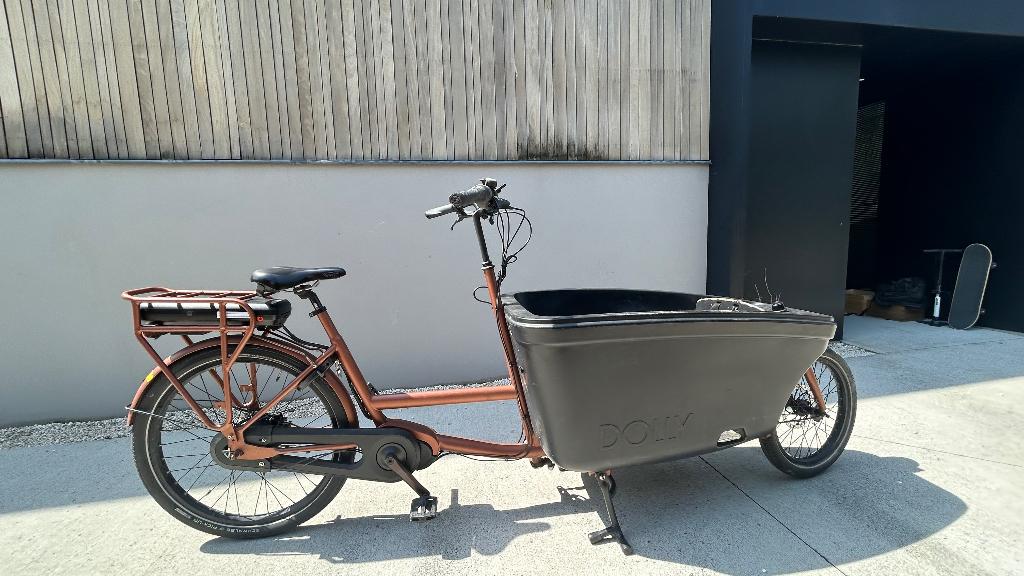 Bakfiets Dolly, Fietsen en Brommers, Fietsen | Bakfietsen, Gebruikt, 3 kinderen, Elektrisch, Schijfrem
