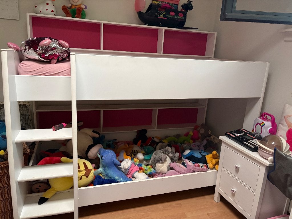 Stapelbed Ikea, Maison & Meubles, Chambre à coucher | Lits superposés & Lits mezzanines, Enlèvement, Utilisé, Deux personnes, Lits superposés