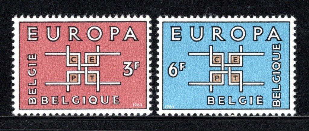 1260/1261 MNH 1963 - Europa., Postzegels en Munten, Postzegels | Europa | België, Verzenden, Europa, Postfris, Postfris