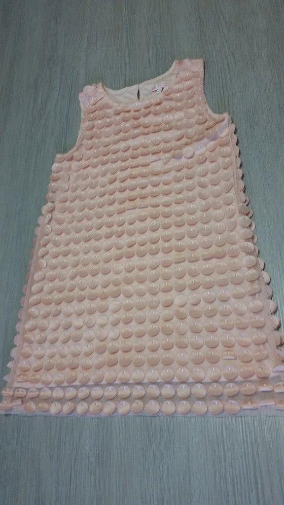 Mouwloos kleedje zalmkleurig Smart & Pretty 134, Robe ou Jupe, Enlèvement ou Envoi, Comme neuf, SMART & PRETTY