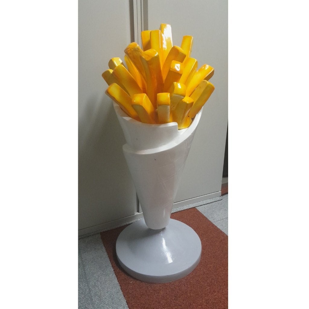 Reclame Friet Patatzak 80 cm - frietzak polyester, Ophalen, Nieuw