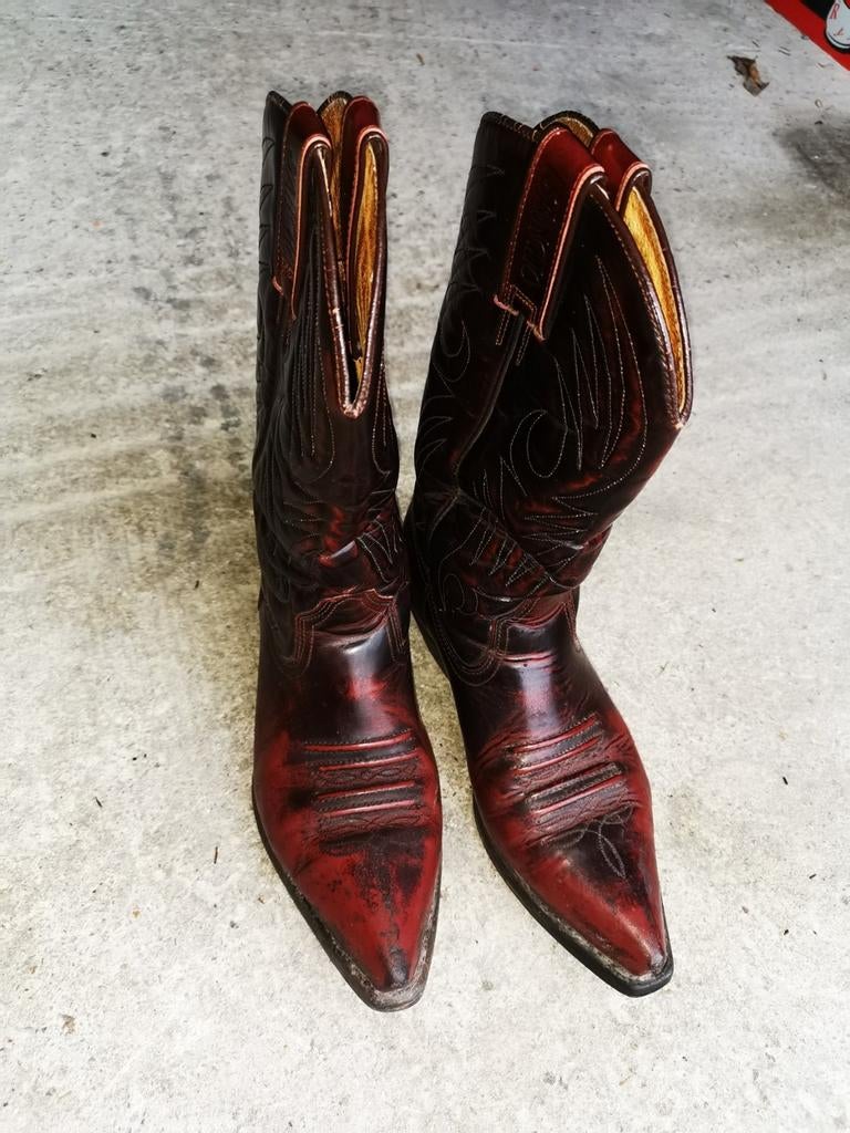 Sancho bottes bottes western, danse en ligne, cheval, cowboy, Enlèvement ou Envoi, Brun, Sancho, Porté