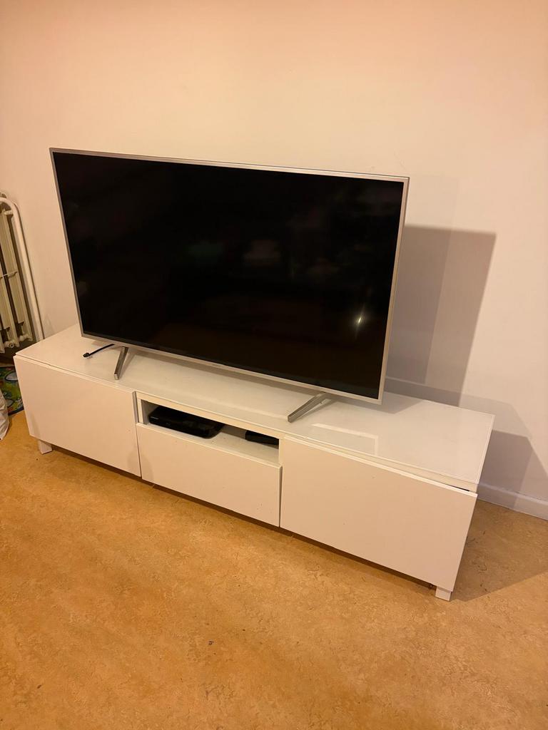 Meuble tv besta ikea, Ophalen, Zo goed als nieuw, Glas