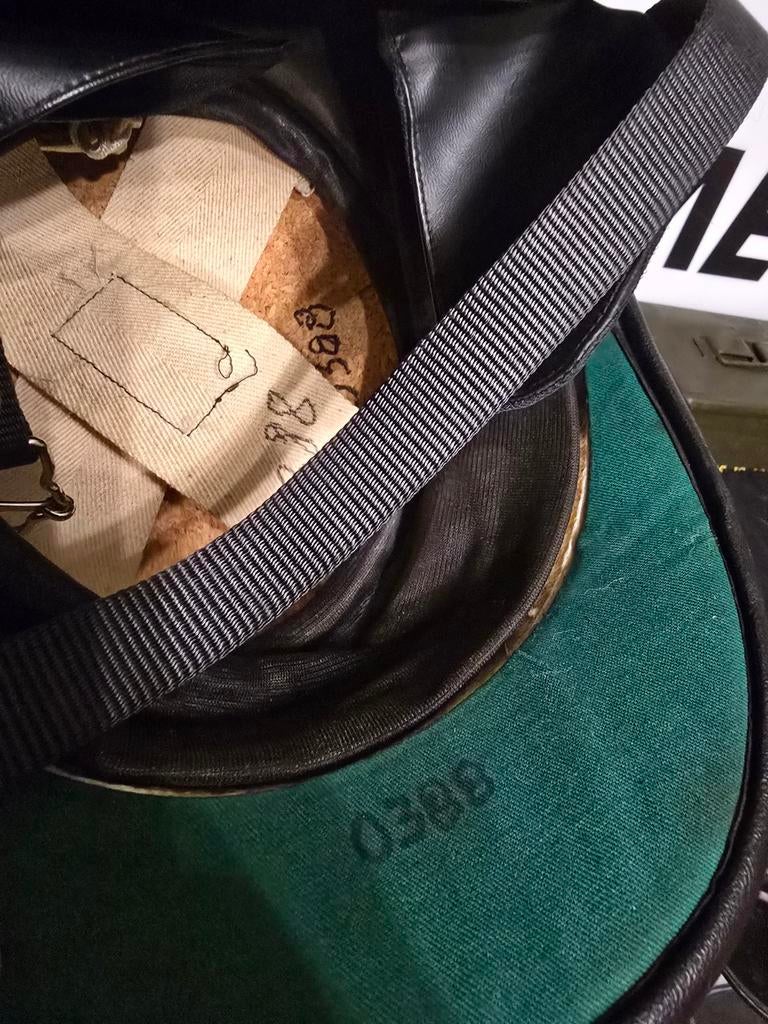 Casque motocycliste Police rurale / Veldwachter, Collections, Enlèvement ou Envoi
