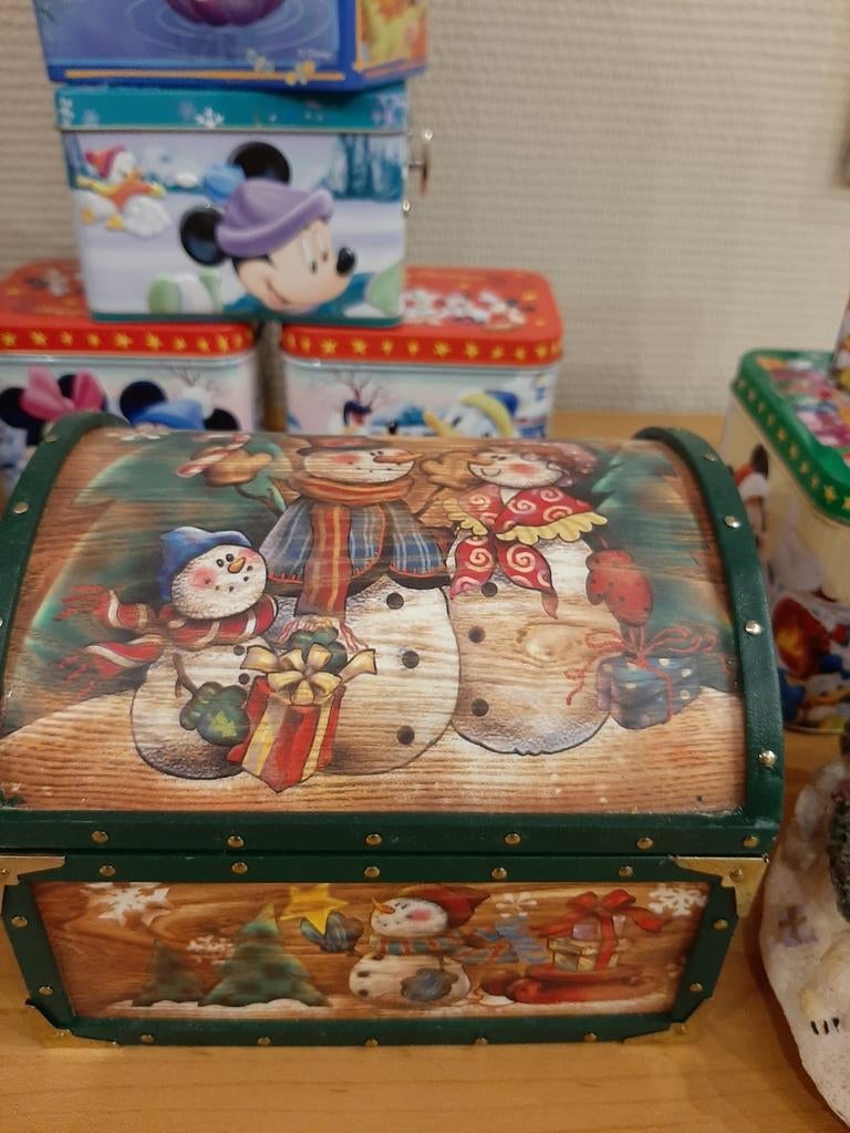 Muziekmakende kerstfiguren en muziekdozen, Diversen, Kerst, Zo goed als nieuw, Ophalen of Verzenden