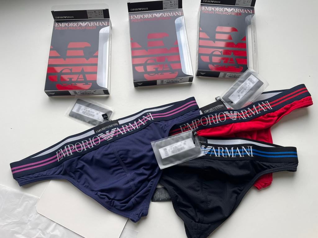 String en maille microfibre Emporio Armani, Vêtements | Hommes, Sous-vêtements, Envoi, Autres couleurs, Emporio Armani, Slip