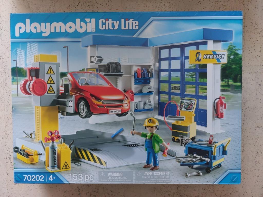 Playmobil 70202 autogarage, Ophalen of Verzenden, Gebruikt