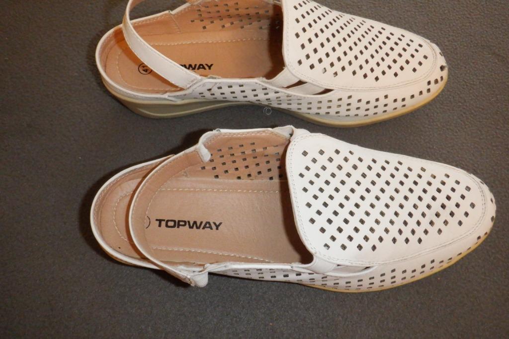damesschoenen Topway, Kleding | Dames, Schoenen, Schoenen met lage hakken, Wit, Ophalen of Verzenden, Zo goed als nieuw