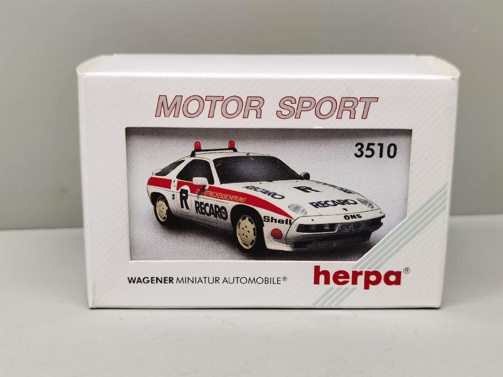 PORSCHE V8 928 GT Safety Car 1/87 HO HERPA Neuve+Perplex+Box, Enlèvement ou Envoi, Neuf, Voiture, Herpa