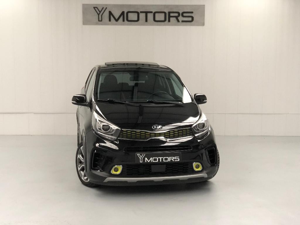 KIA PICANTO 1.0 T-GDi X-LINE CUIR TOIT OUVRANT CAMERA CRUISE, Auto's, Kia, Bedrijf, Te koop, Picanto, ABS, Achteruitrijcamera
