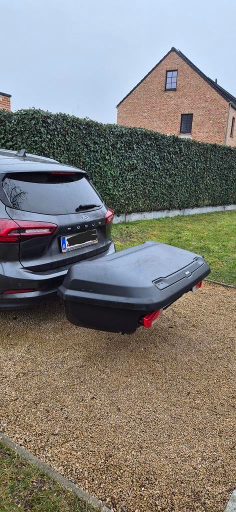 Te Huur: Thule Trekhaakkoffer alternatief voor dakkoffer, Ophalen