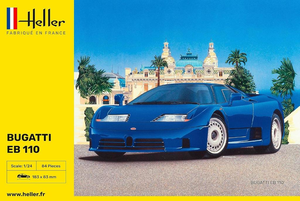 HELLER 80728 BUGATTI EB 110 échelle 1/24, Neuf, Enlèvement ou Envoi, Voiture, Plus grand que 1:32