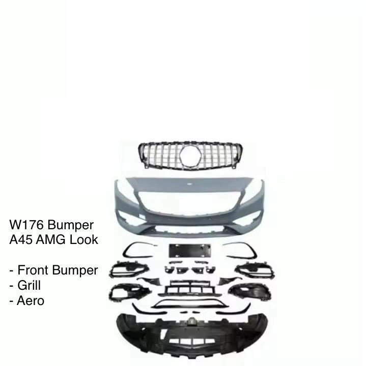 VOORBUMPER VOOR MERCEDES A-CLASSE W176 A45 AMG LOOK AERO, Auto diversen, Tuning en Styling, Ophalen