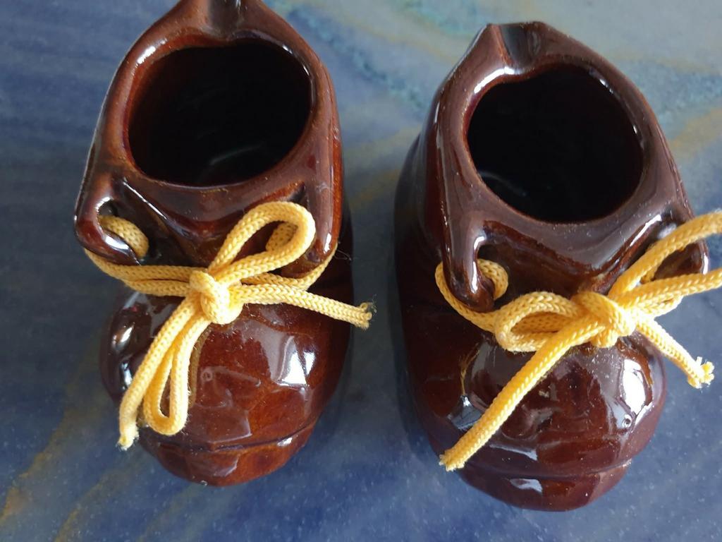 Babyschoentjes babyborrel vintage, Kinderen en Baby's, Ophalen of Verzenden