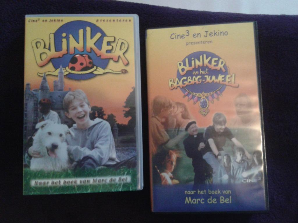 Video's : Blinker 2x - jeugdfilms, Cd's en Dvd's, Ophalen of Verzenden, Zo goed als nieuw