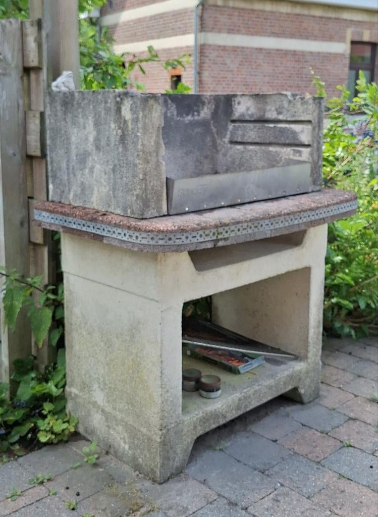 Betonnen barbecue, Tuin en Terras, Ophalen