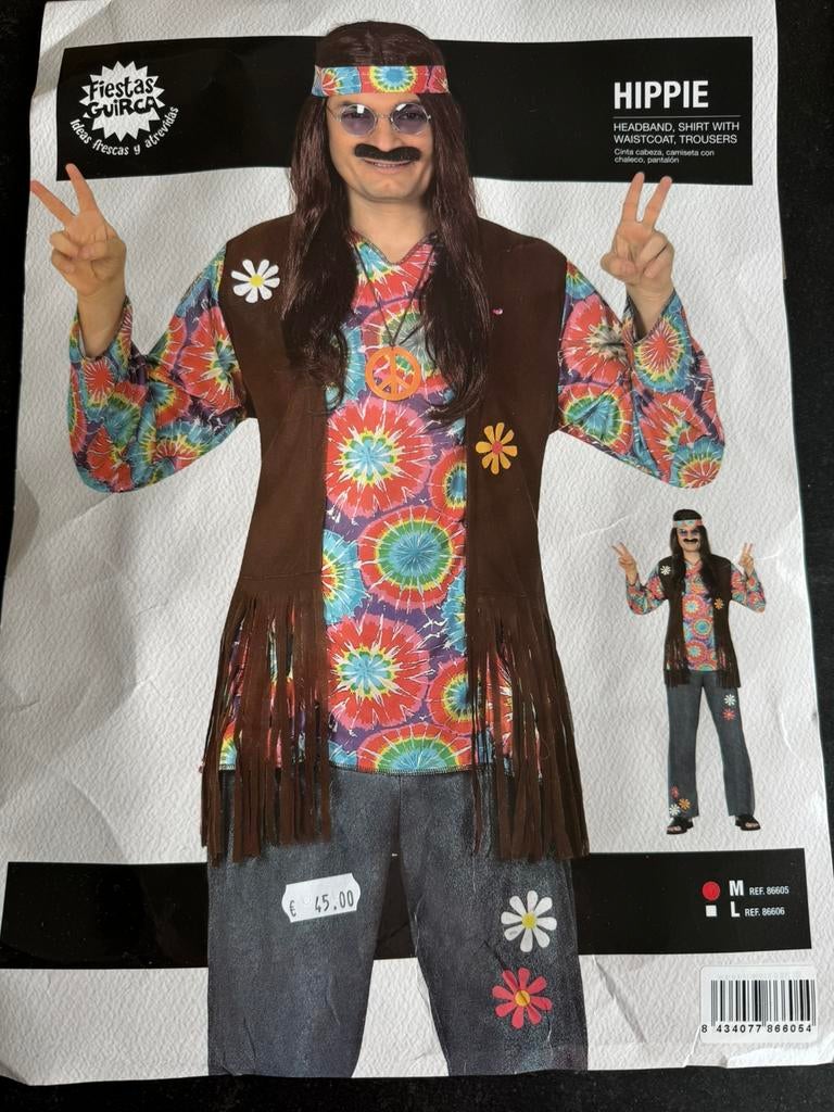 Hippie pak, medium, Ophalen, Zo goed als nieuw