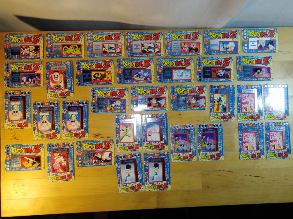Lot de 28 cartes Dragon Ball Z Panini Série 2 - 1999, Enlèvement ou Envoi, Utilisé, Carte(s) à jouer