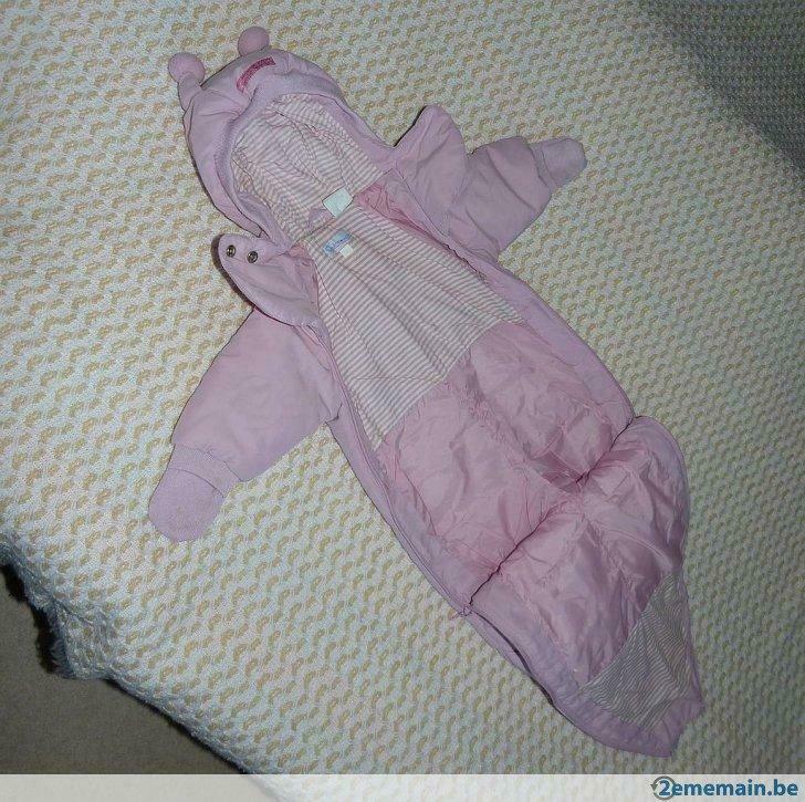 Combinaison bébé rose clair, très douce jolie chaude Ext/In, Enfants & Bébés, Enlèvement ou Envoi, Utilisé, Prémaman, Garçon ou Fille