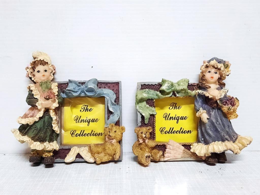 2 mooie fotolijstjes in biscuit, Enlèvement ou Envoi, Neuf