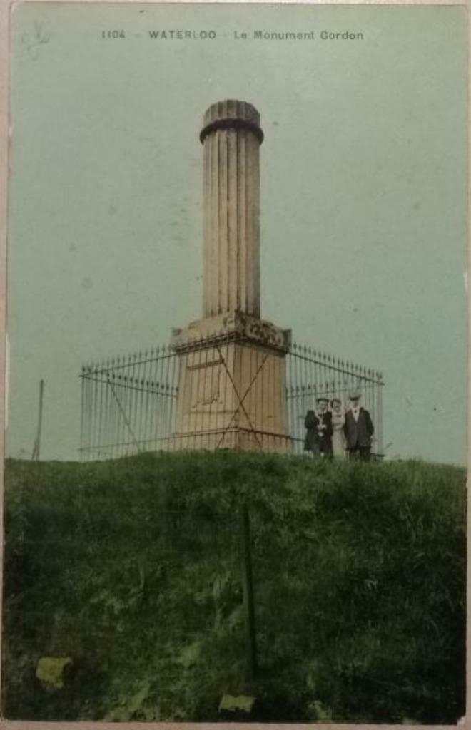 Carte postale Waterloo Le monument Gordon, Collections, Cartes postales | Belgique, Enlèvement ou Envoi, Non affranchie, Brabant Wallon