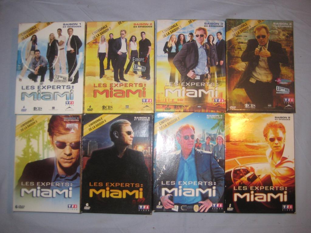DVD Experts à Miami saisons 1 à 8, Comme neuf, Crime, Français, À partir de 12 ans