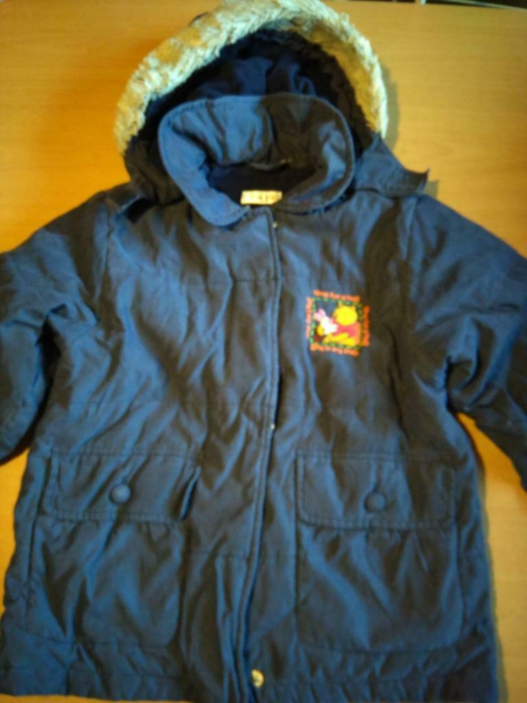 Donkerblauwe kinderjas, Kinderen en Baby's, Kinderkleding | Kinder-kledingpakketten, Ophalen, Gebruikt, Maat 116