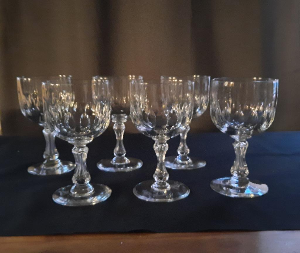 VSL,6 verre cristal taillé "Prince deGalles 150", Enlèvement ou Envoi