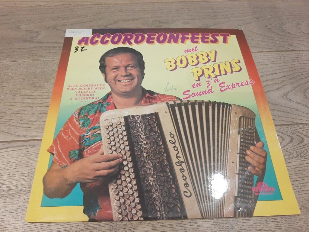 Accordéon LP avec Bobby Prins, CD & DVD, Vinyles | Autres Vinyles, Enlèvement ou Envoi, Comme neuf