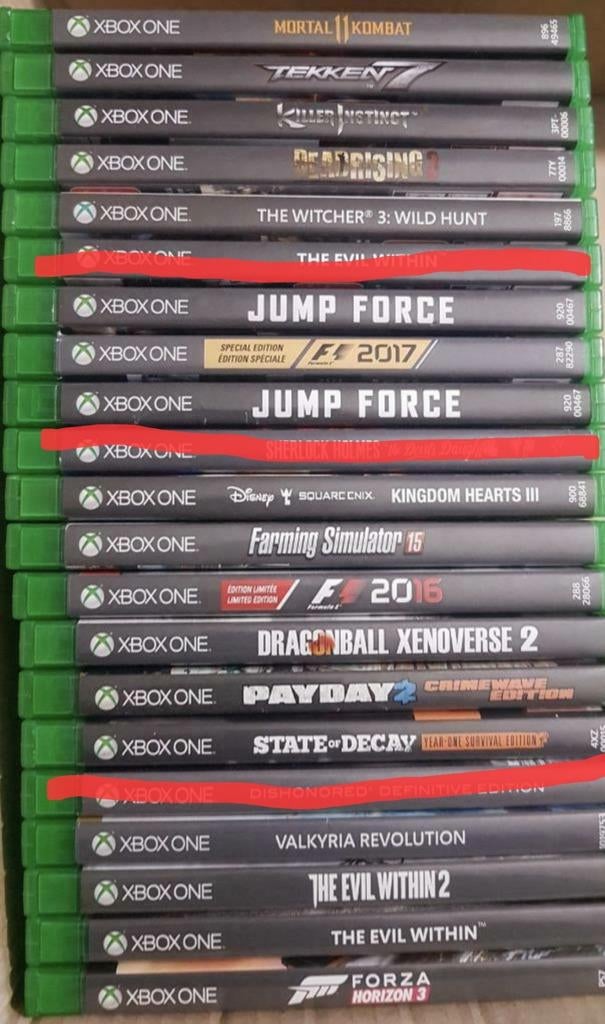 Divers jeux Xbox One, Consoles de jeu & Jeux vidéo, Enlèvement ou Envoi