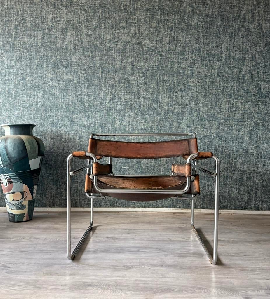 Vintage Marcel Breuer, Wassily chair, Italy 1960s…, Enlèvement