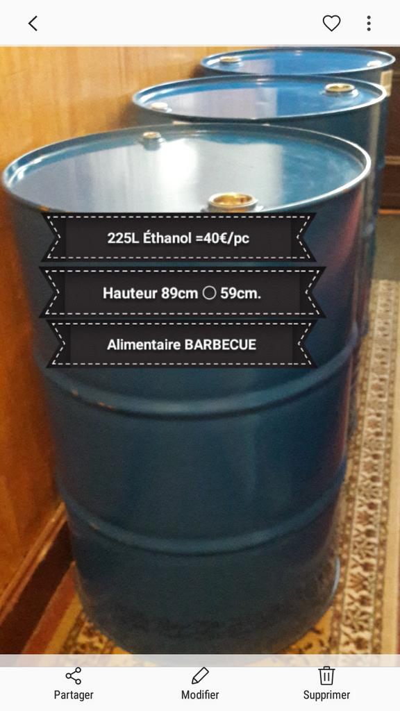 Vaten van PVC en IJZER - PVC-vaten 10-20-25-30L PVC-blikken, Ophalen of Verzenden, Zo goed als nieuw