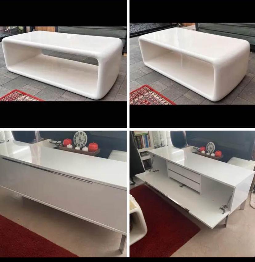 te koop tv kast tafel stoelen, Caravans en Kamperen, Ophalen