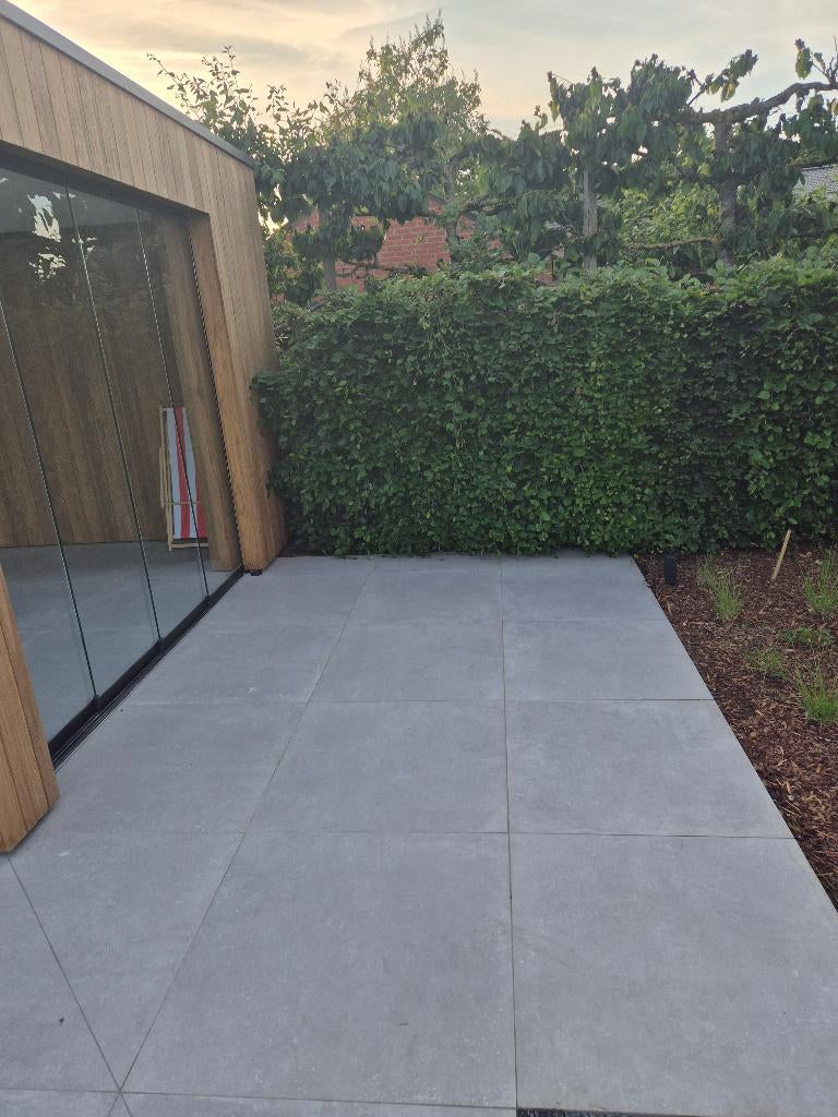 Terrastegels Pamesa Mosel Ash 90x90x20 ca. 9m², Tuin en Terras, Ophalen, Keramiek, Nieuw, 5 tot 10 m²