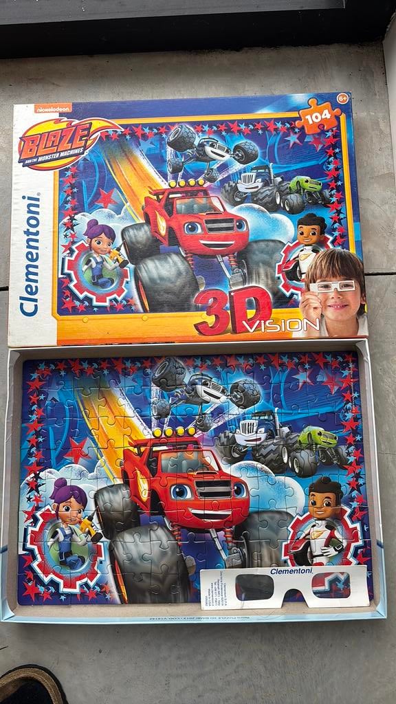 Puzzel blaze, Kinderen en Baby's, Ophalen, Zo goed als nieuw