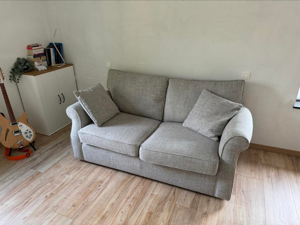Canapé-lit de deux places (assise plus ferme), 100 tot 125 cm, 150 tot 200 cm, Tweepersoons, Zo goed als nieuw