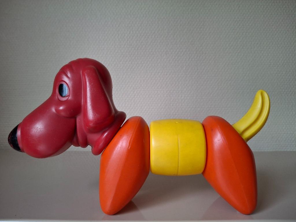 Tupperware 'ZOO-IT-yourself Tupperware Toys' hond jaren '60, Collections, Envoi, Comme neuf