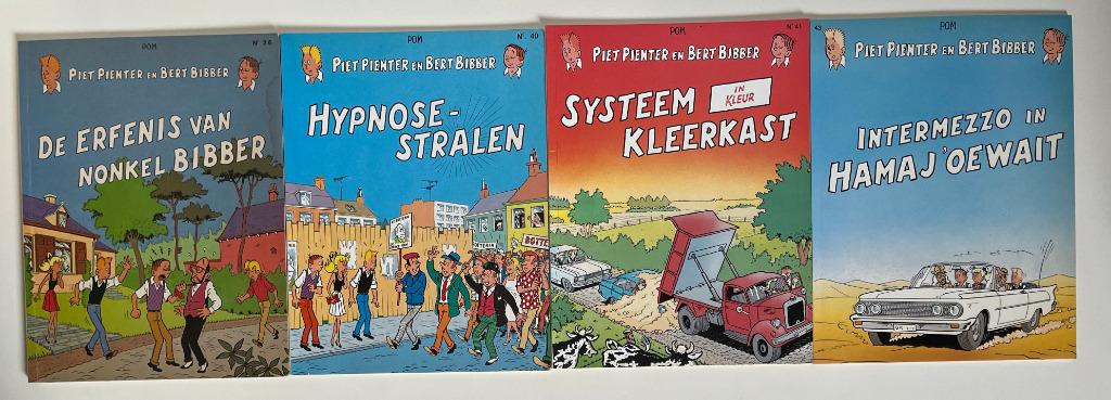 Piet Pienter en Bert Bibber - 36, 40, 41, 43 - 1e druk, Verzenden, POM