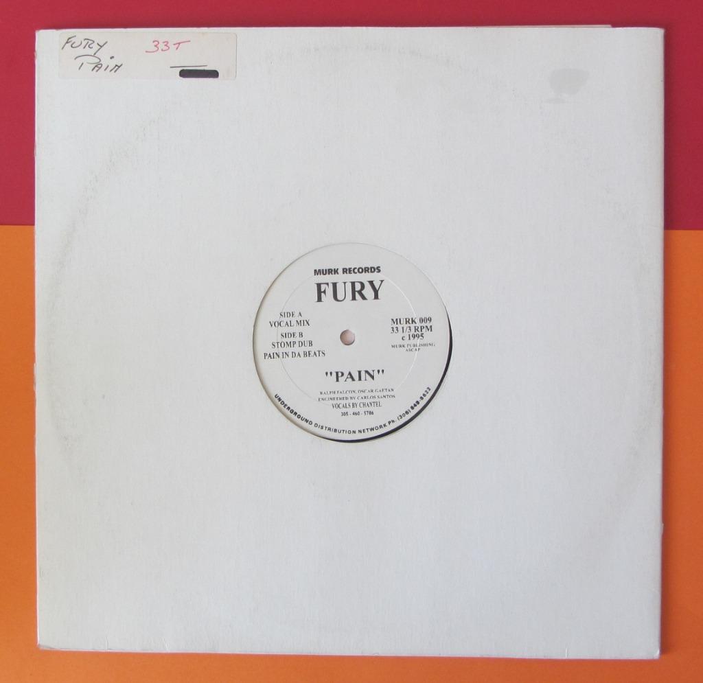 Fury - Pain - Murk records - LP, Ophalen of Verzenden, Gebruikt, 12 inch, Overige genres