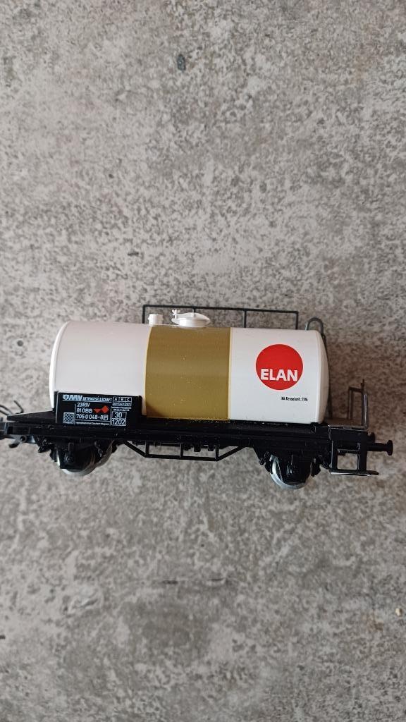 (2i)  Märklin HO ketelwagon Elan 4444, Wisselstroom, Wagon, Ophalen of Verzenden, Zo goed als nieuw