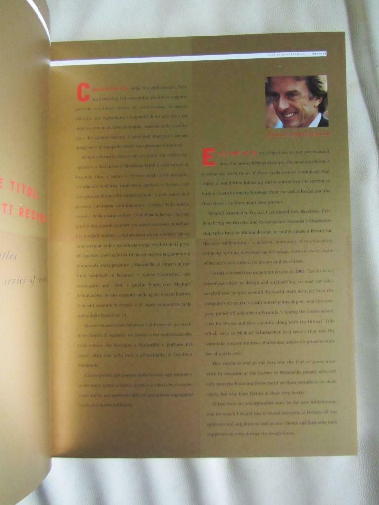 FERRARI - - 2000 - en italien - neuf livre collector, Enlèvement ou Envoi, Neuf