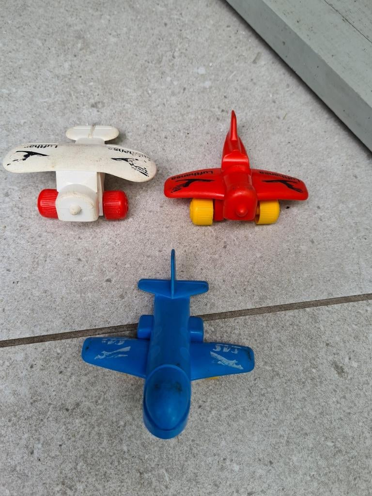 3 avions vintage en vinyle, Enlèvement ou Envoi, Comme neuf