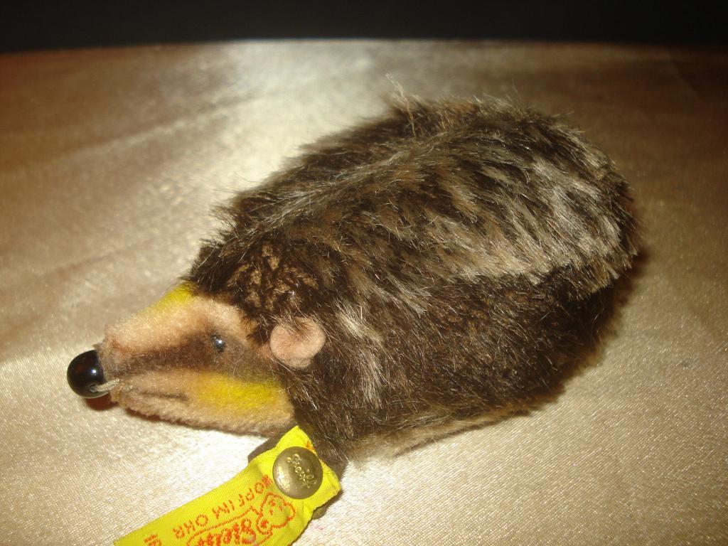 STEIFF Ancien Hérisson 12 cm Long Années 60-70 Très Bon Etat, Collections, Ours & Peluches, Comme neuf, Autres types, Steiff, Enlèvement ou Envoi