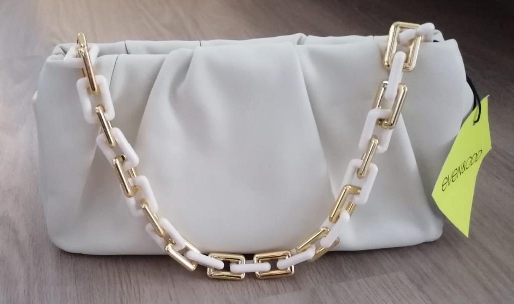 Nieuwe beige handtas, Enlèvement, Neuf, Beige, Sac à main