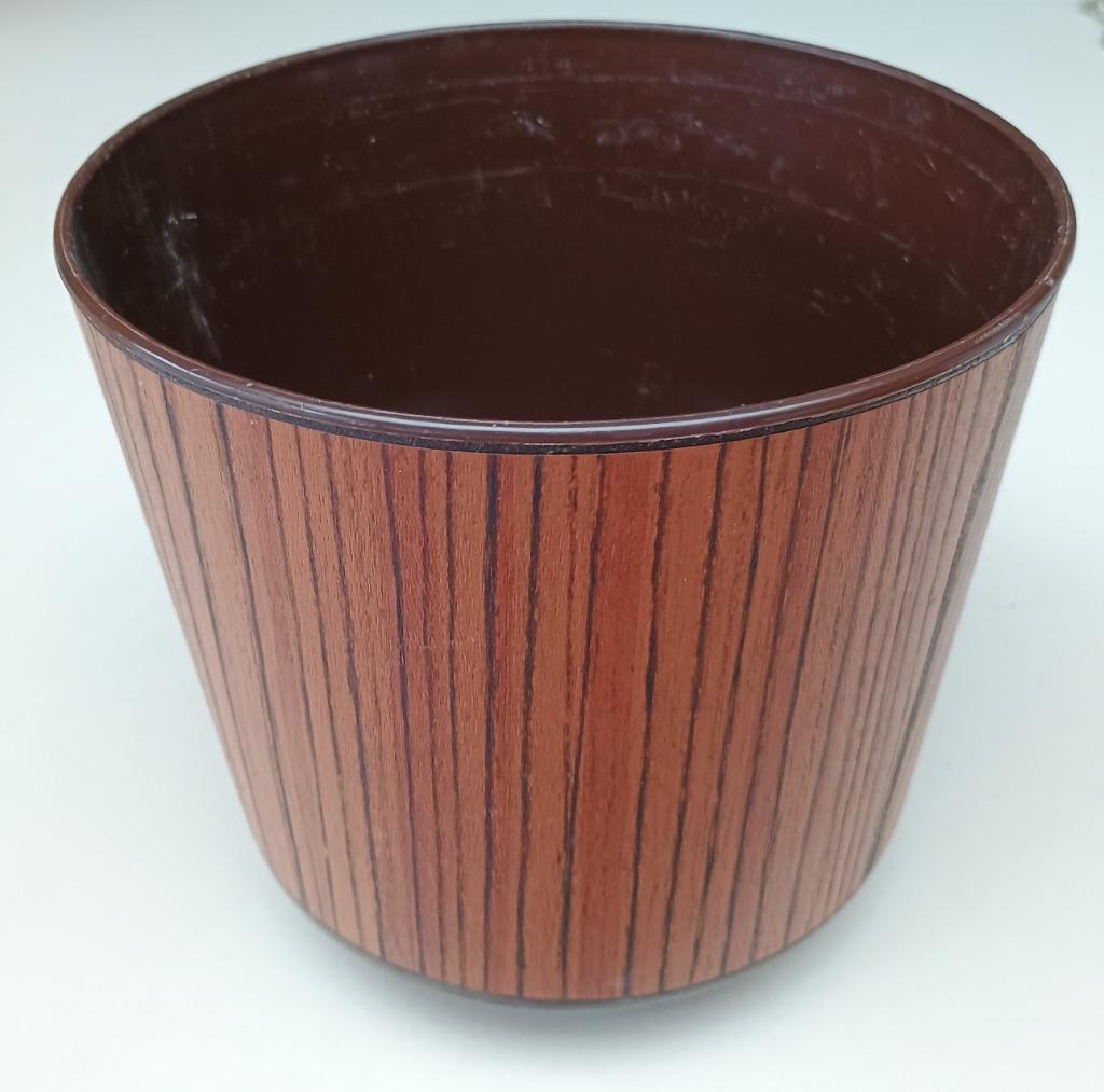 Vintage Vetter kunststof cache pot  W.Germany, Tuin en Terras, Bloempotten, Ophalen, Kunststof