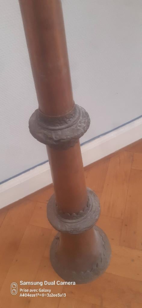 Cor Radong ancien, trompette tibétaine 1m40 tbe, Musique & Instruments, Enlèvement
